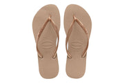 Havaianas Feminina Slim Preto COBRE Brazil