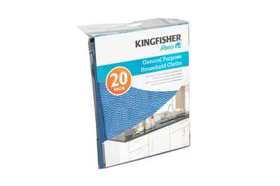 Kingfisher 20 Pack Of General Purpose Household Cloths