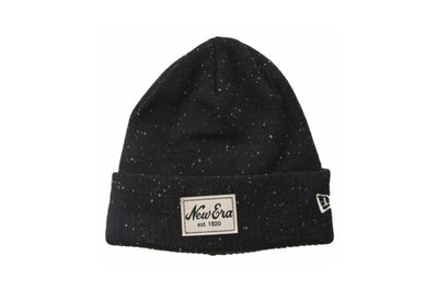 New Era Knit Cuff Beanie Hat Black