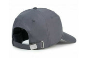 nike metal swoosh cap grey