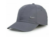 nike metal swoosh cap grey