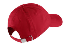 nike metal swoosh cap red