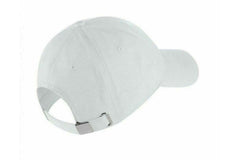 nike metal swoosh cap white